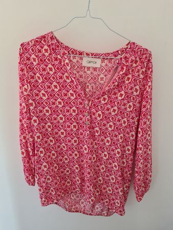 CARTOON Bluse pink Muster Grösse 34 