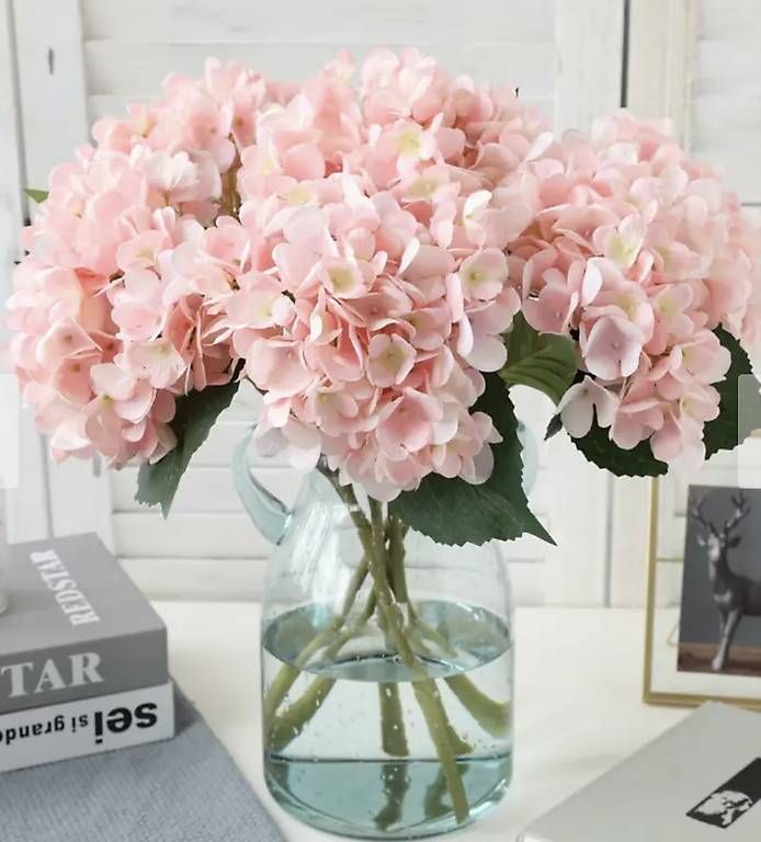 Tutte le decorazioni: 2x Deko Kunstblumen Hydrangea Blumenstrauss Rosa – Nuovo (secondo la descrizione) da Dübendorf venduto da fadrinli
