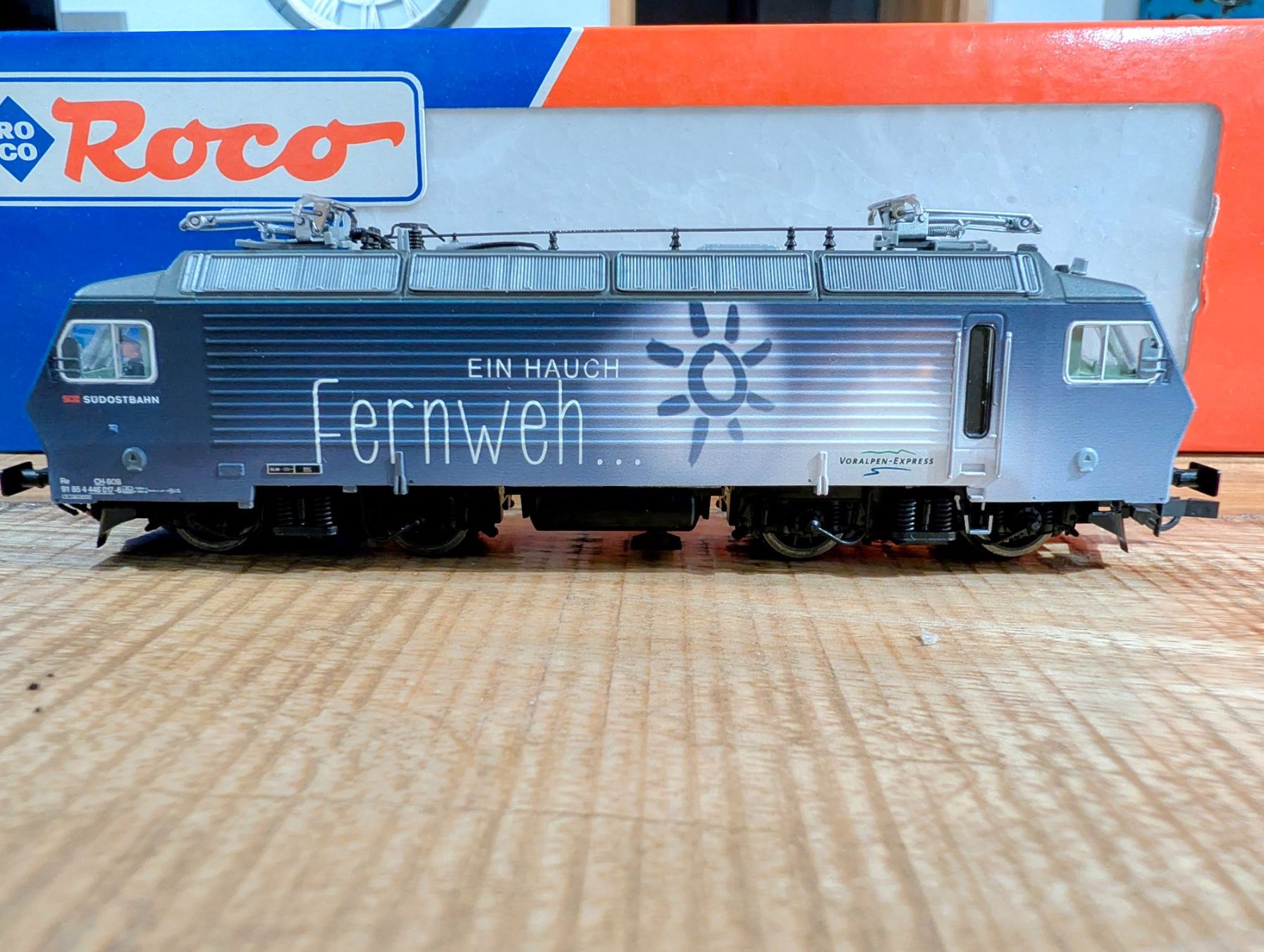 Roco Modellini di ferrovie: Roco/Staiber Re 446 017-6 SOB "Fernweh" DC Digital – Usato da Nods venduto da Dr-HAG 8