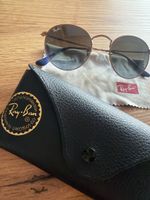 Ray-Ban Sonnenbrille Round Metal Rosegold / Blau