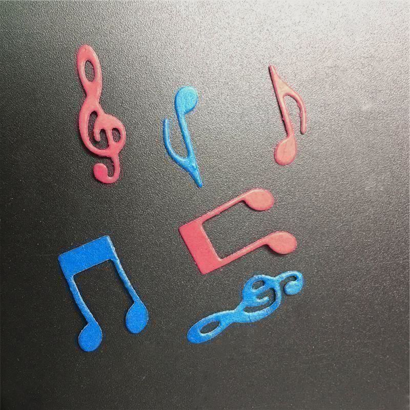 Schablonen: MUSIKNOTEN MINI 3-TEILIG STANZSCHABLONE – Neu und originalverpackt aus Affoltern am Albis von scrapbooking 3