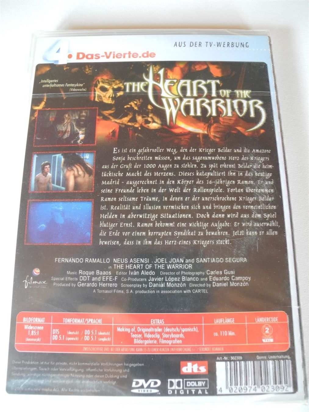 Alle DVDs: Heart of the Warrior, Nr. 547 – Neu und originalverpackt aus Kottwil von Crazyrolf 1