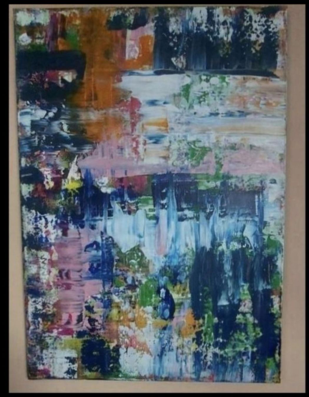 Tableaux: Gemälde bunte Farben handmade 50×70 – Neuf (Voir description) à Riehen par Steinbock1970 1