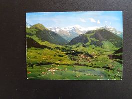 Postkarte Gstaad Wasserngrat Wilhorn und Wispillen
