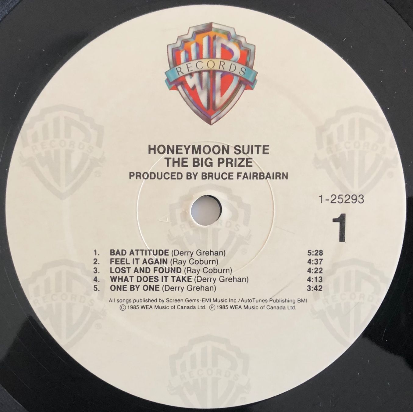 Vinyles: HONEYMOON SUITE - THE BIG PRIZE – D'occasion à Poliez-Pittet par Newtown-Records 3