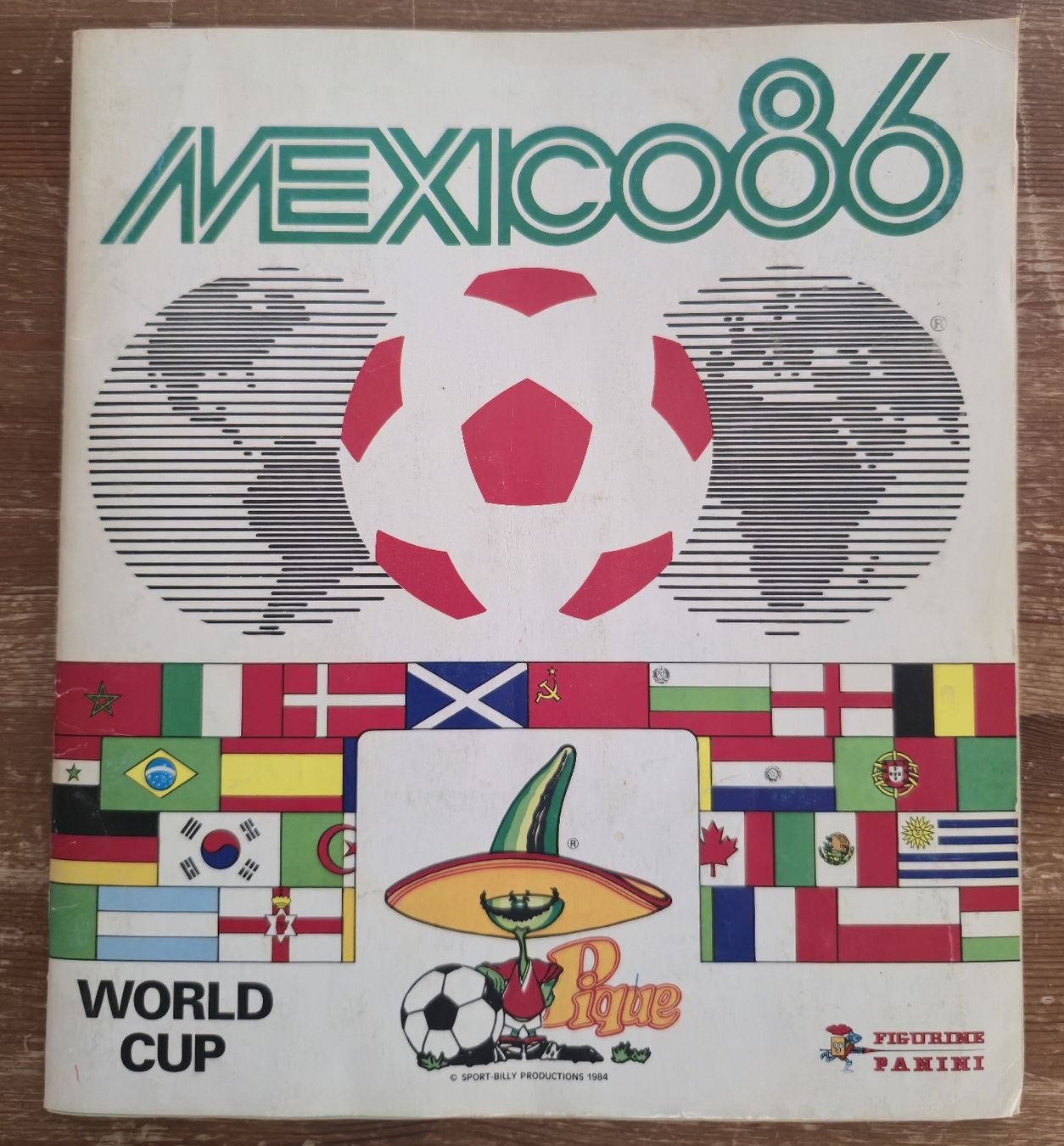 Panini Album: Album Mexique 86 Panini complet – Usato da Courtion venduto da RuiBraga