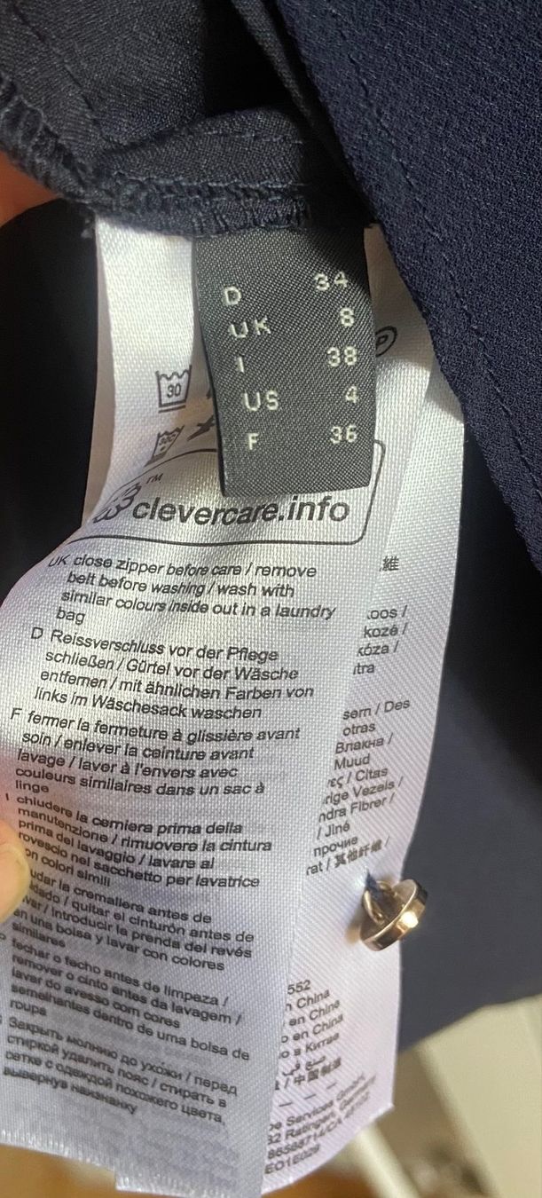 Esprit Vestiti: Esprit Cocktailkleid dunkelblau, Grösse 34 – Usato da Egg b. Zürich venduto da Patrick107 5