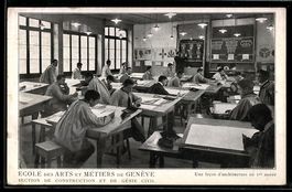 Genève, École des Arts et Métiers, se
