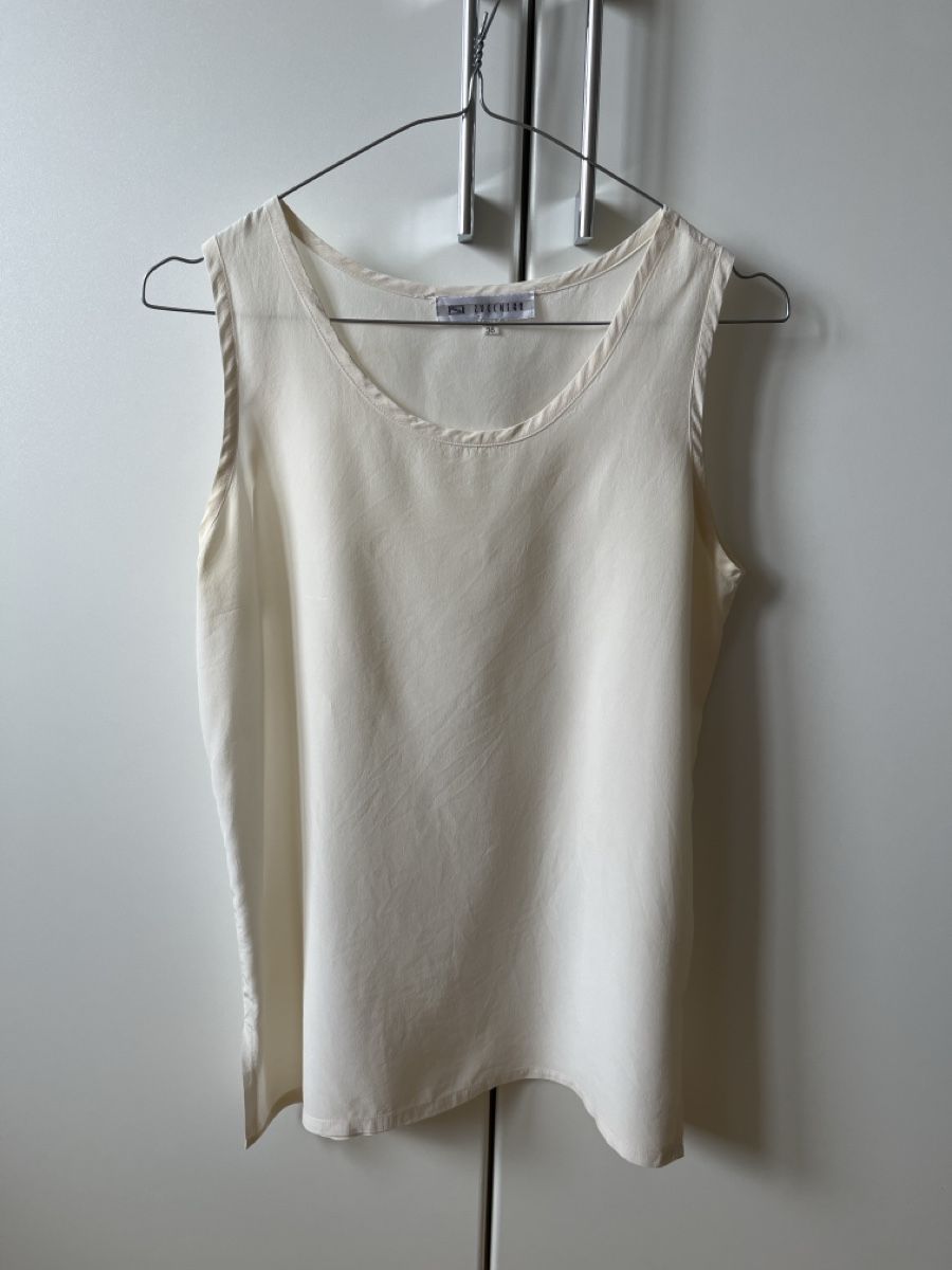 Tops: ZUCCHERO Seidentop Gr. 36 Cremeweiss – D'occasion à Zürich par Kleanthy