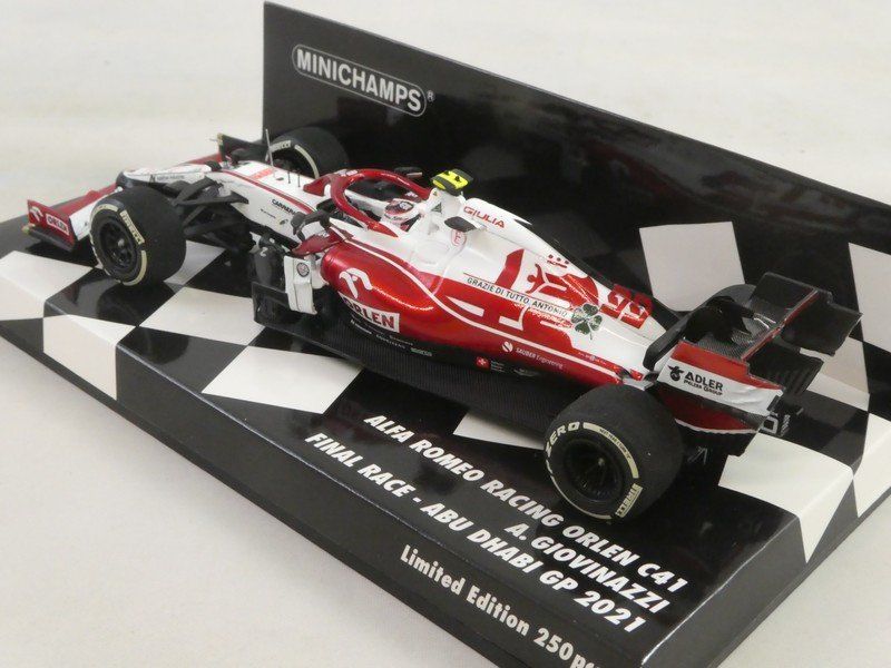 Spark S7857, Alfa Romeo Sauber C41 Giovinazzi Abu Dhabi 2021 (Neuf avec