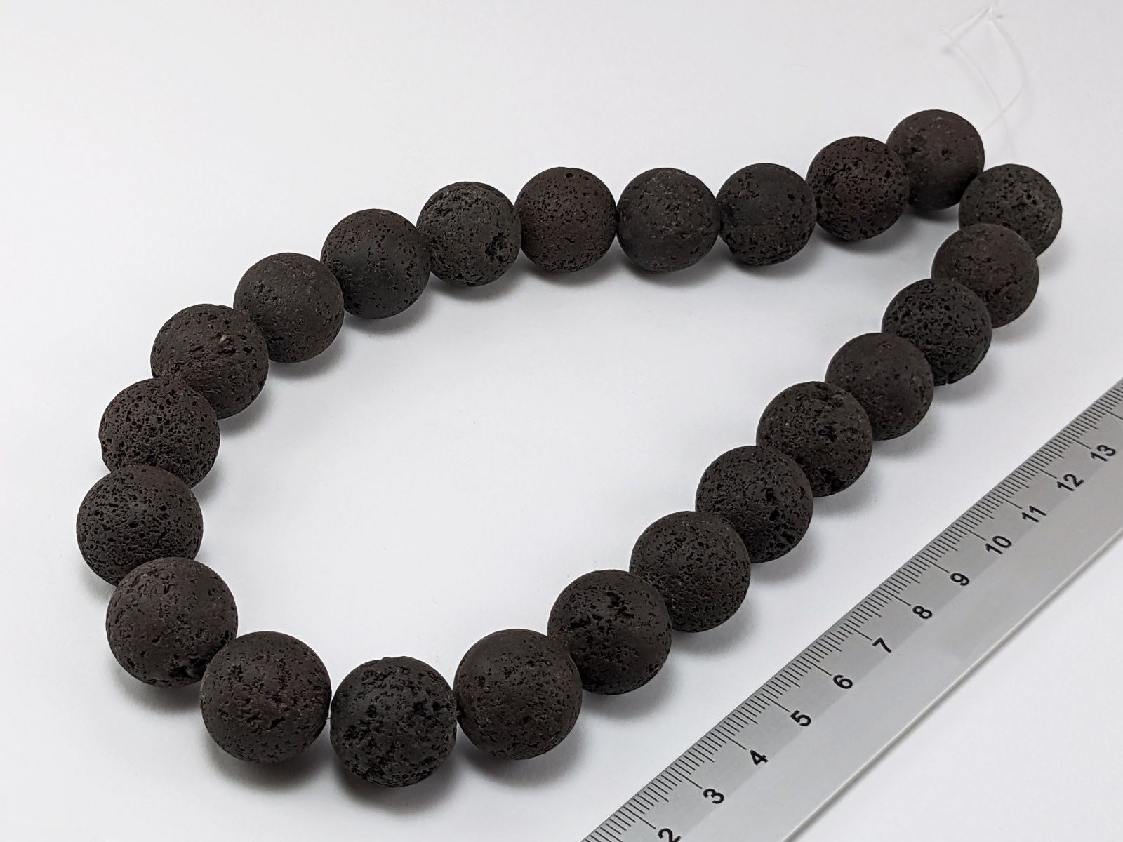 Minerali & Pietre curative: Lava Strang 18mm - 41cm – Nuovo e nell'imballaggio originale da Meilen venduto da GypsyCat