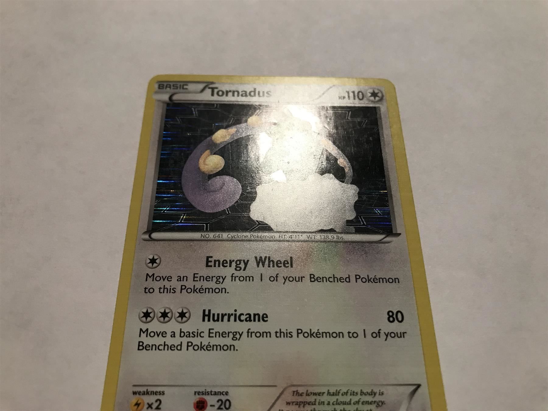 Pokémon Carte collezionabili: Tornadus holo – Usato da Hagendorn venduto da Pokecollectorch 5
