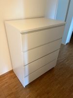 IKEA MALM Kommode weiss, 4 Schubladen