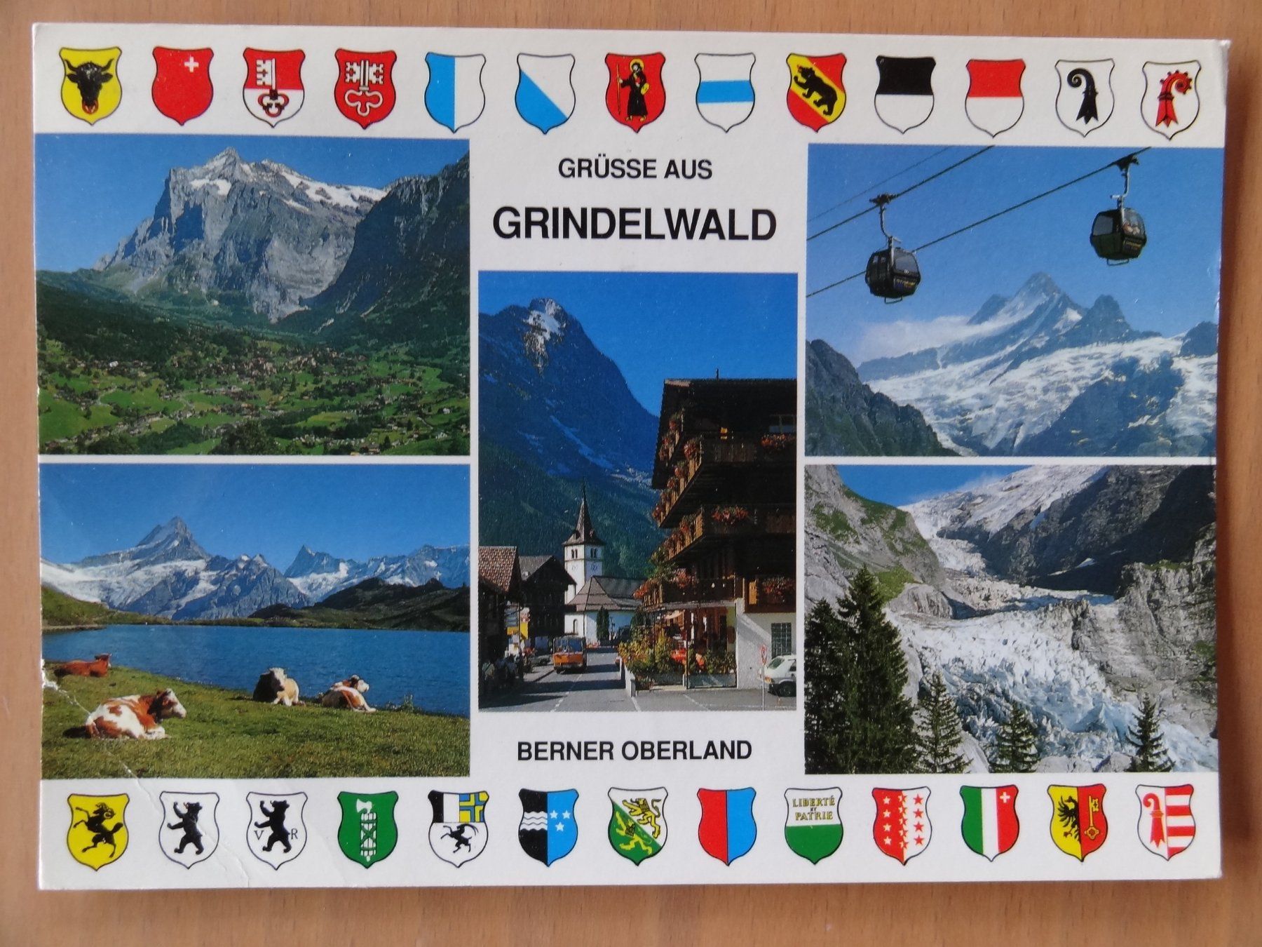 Cartoline postali: Grindelwald années 90 – Usato da St Léonard venduto da Riglin