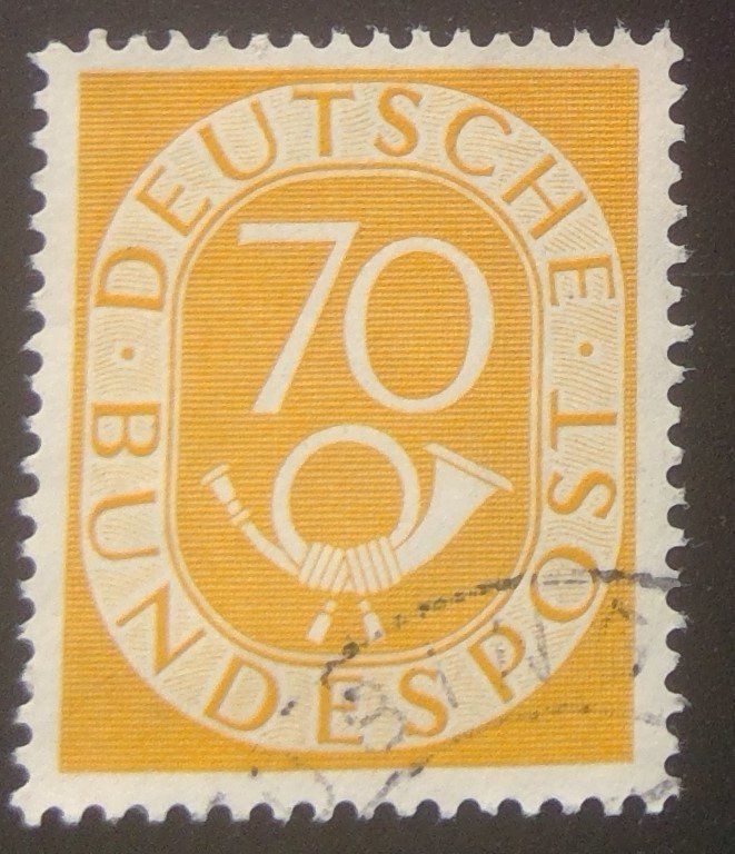 Tutti i francobolli: Deutsche Bundespost 1951 Briefmarke gestempelt – Usato da Lohn-Ammannsegg venduto da konstrwu
