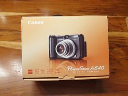 Canon Powershot A640 OVP *TOP Zustand*