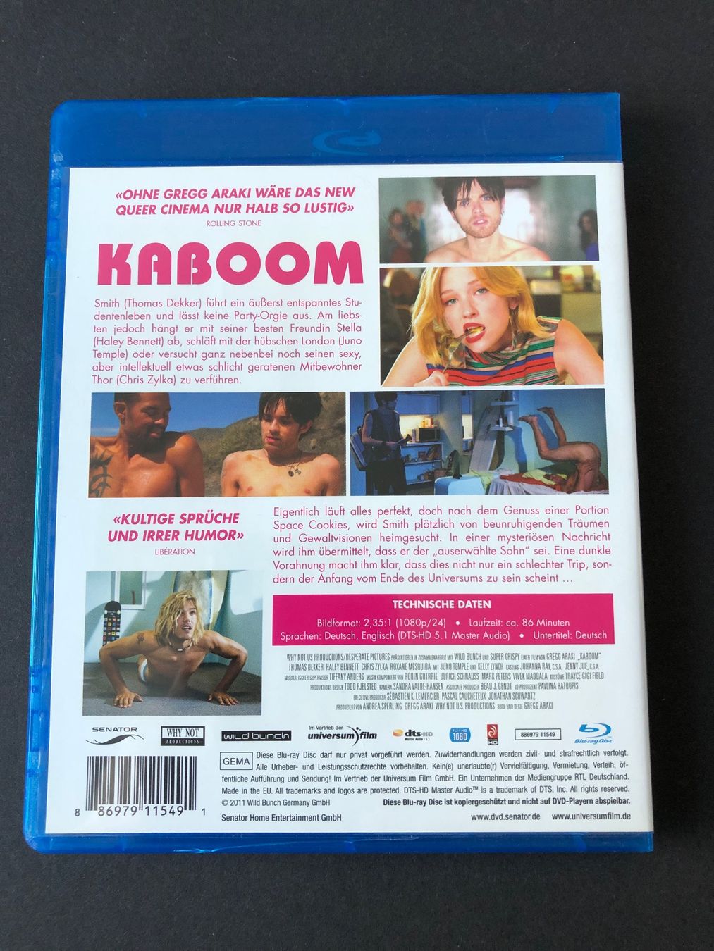 Tutti i DVDs: Kaboom (2010) - Bluray – Usato da Bern venduto da McFlurry_08 1
