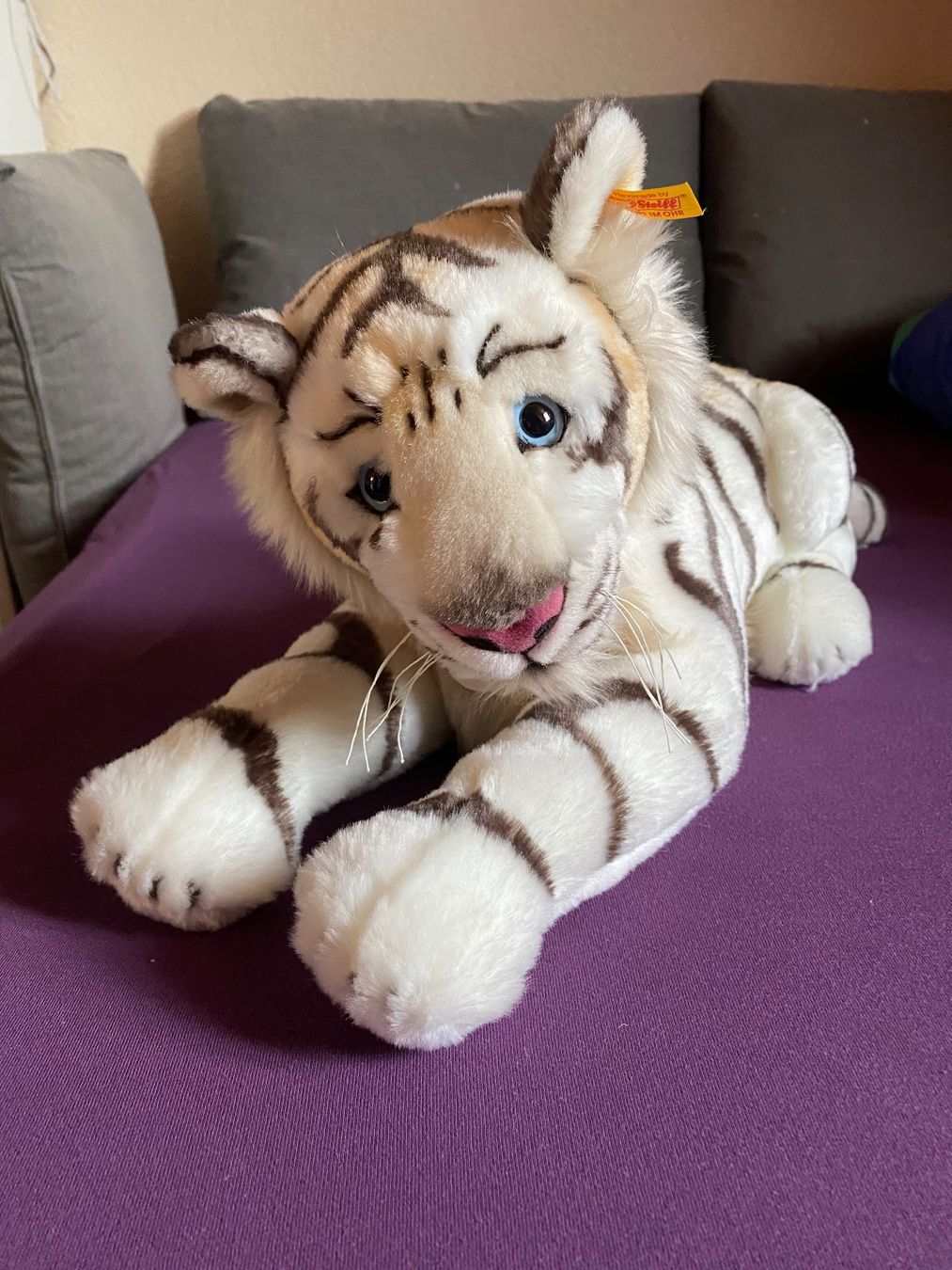 Steiff Giocattoli: Steiff Bharat weisser Tiger – Usato da Neuenhof venduto da v_trin 3