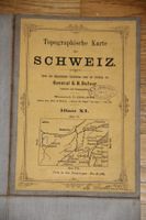 Schweizer Topographische Karte aus dem Jahr 1875,  Blatt XI