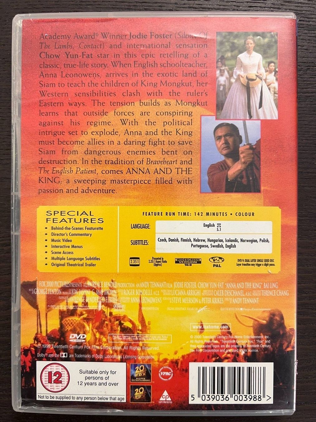 Tutti i DVDs: Anna and the King ( Englisch ) – Usato da Zürich venduto da FilmFreunde 1