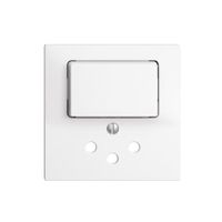 Frontset EDIZIOdue weiss 60×60mm T12, Feller