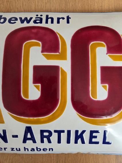 Maggi Insegne: Altes Emailschild MAGGI plaque émaillée – Usato da Schenkon venduto da Uhu007 3