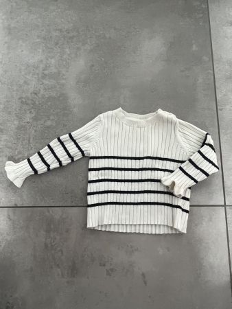 H&M süsser Strickpulli, Baby, Pulli, weiss, schwarz, Gr. 68