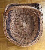 Korb aus Weide geflochten braun guter Zustand 50cm