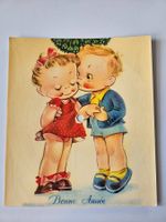 Carte Postale parlante SUDEF Vintage "Bonne Année" Rare!