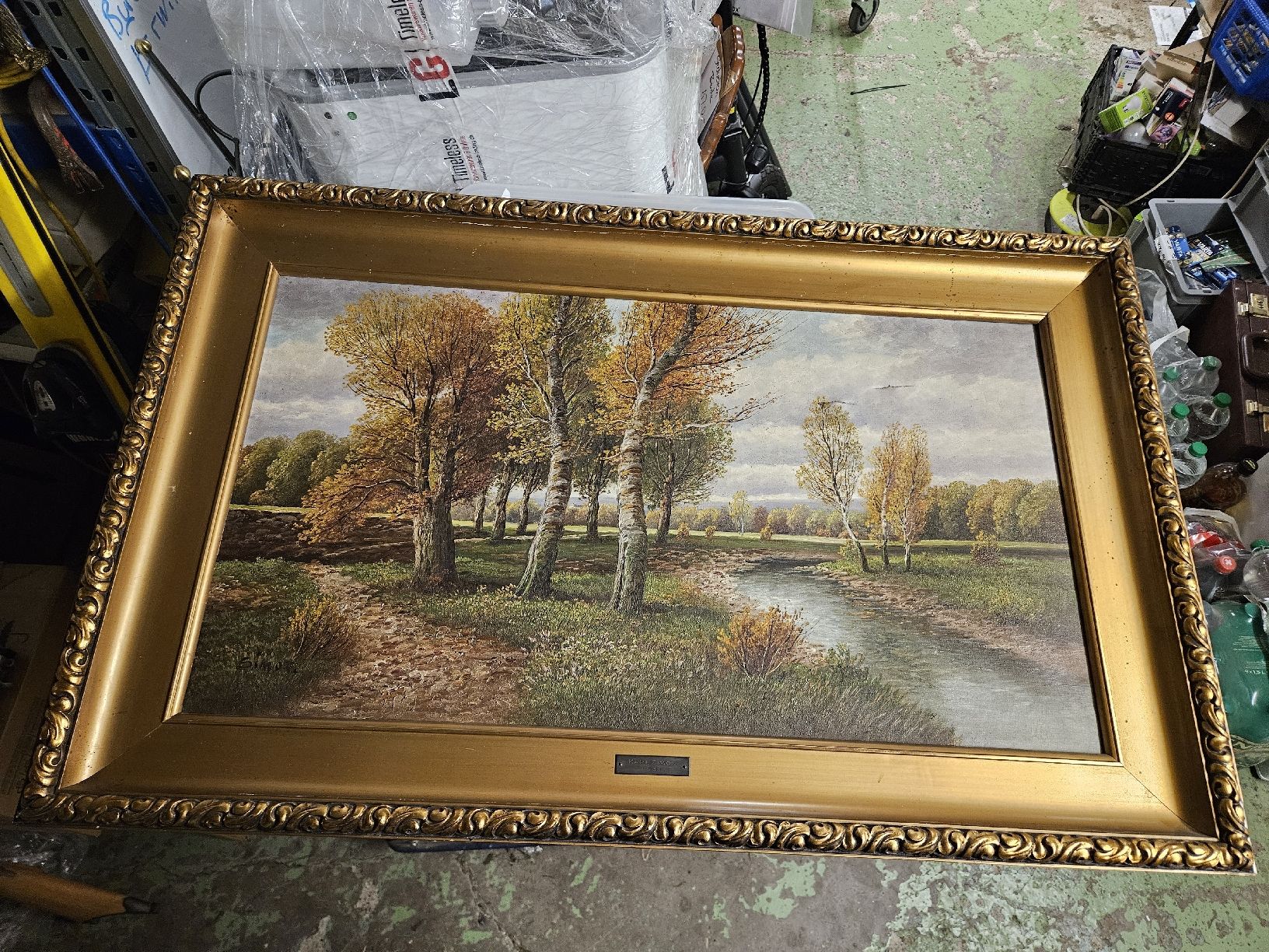 Dipinti: Original Ölgemälde "Herbstlandschaft" Karl Simon, 1931 – Usato da Rorschach venduto da TimelessTrading