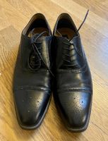 Leather shoes black size 41 used 1 time. Steve Madden