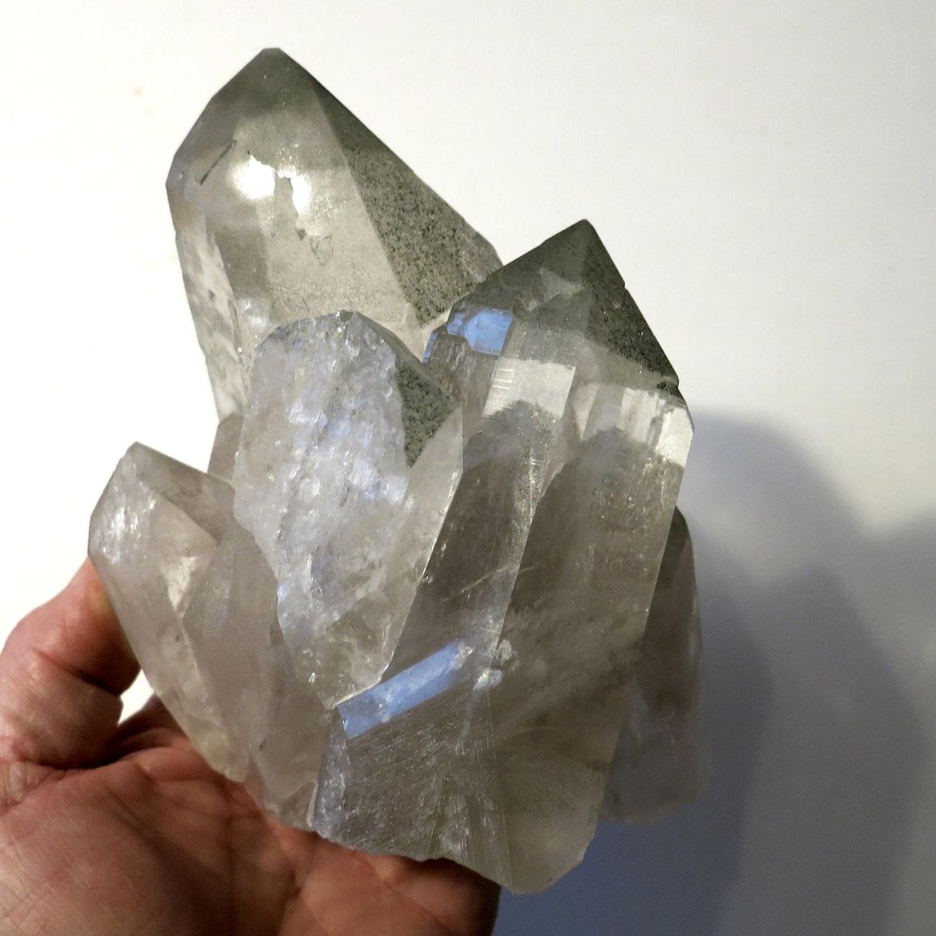 Minerali & Pietre curative: Grosse Quarzstufe, Göscheneralp UR, Eigenfund – Usato da Steinhausen venduto da Kristall022 1