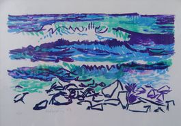 Neo Expressionismus Jean-Jacques Morvan (1928-2005) 1963