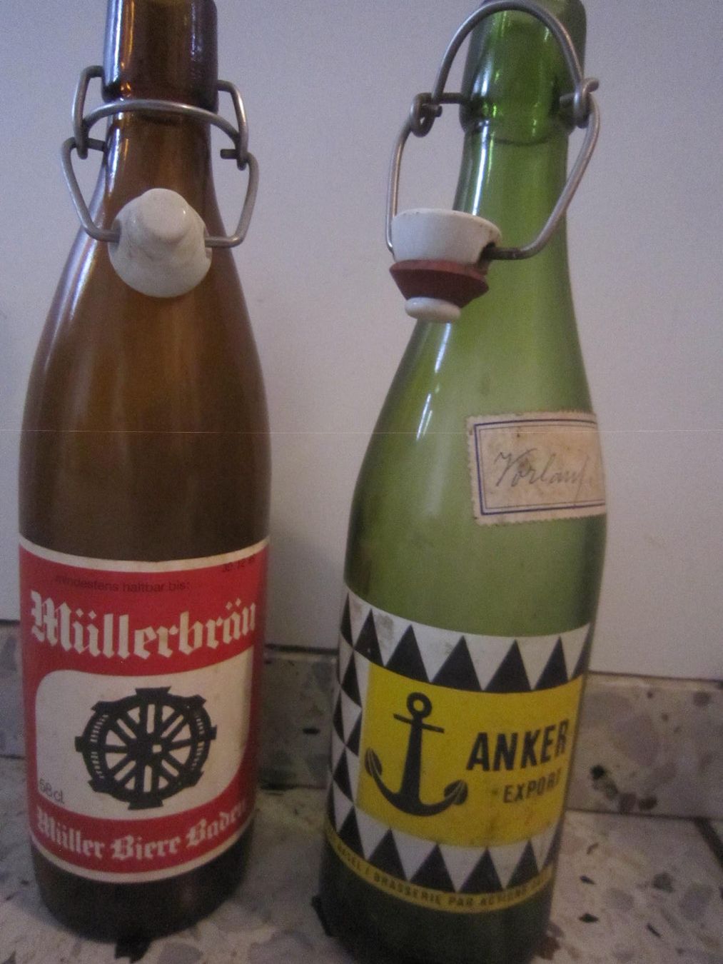 Gläser, Krüge & Flaschen: Bierflaschen Vintage Retro Müllerbräu Anker Bier – Neu (gemäss Beschreibung) aus Böttstein von koehlerkafi 2