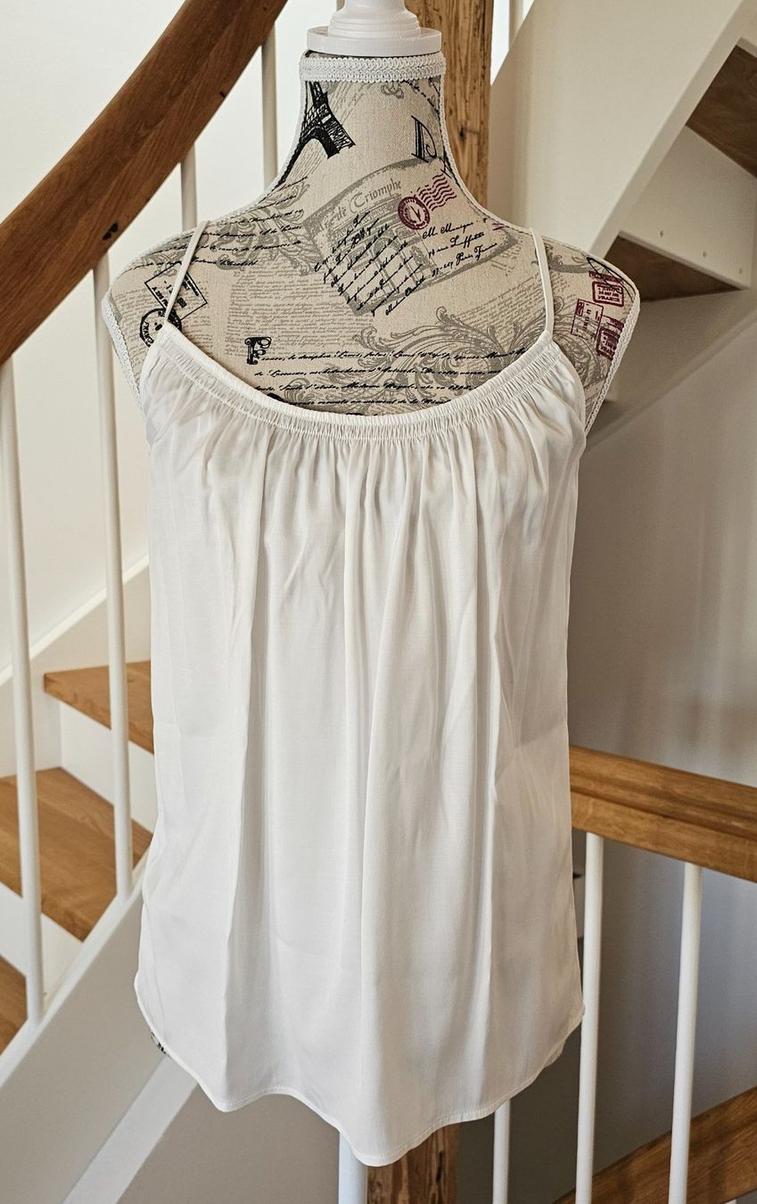 Comma Top: Top Comma, Gr. 34, weiss – Nuovo (secondo la descrizione) da Steinebrunn venduto da sassi31