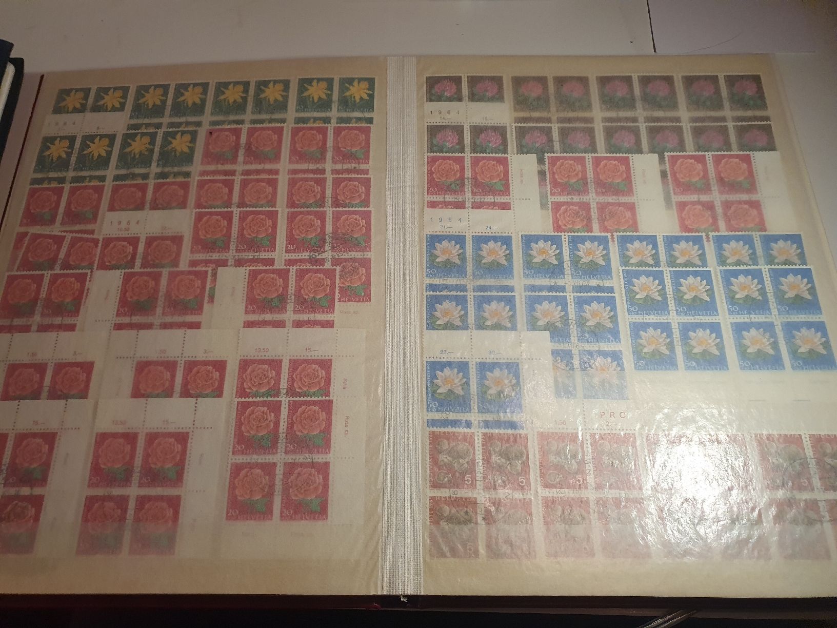 Alle Briefmarken: PJ Viererblock Sammlung Kat.2750 – Gebraucht aus Altstätten SG von Pixi06 6