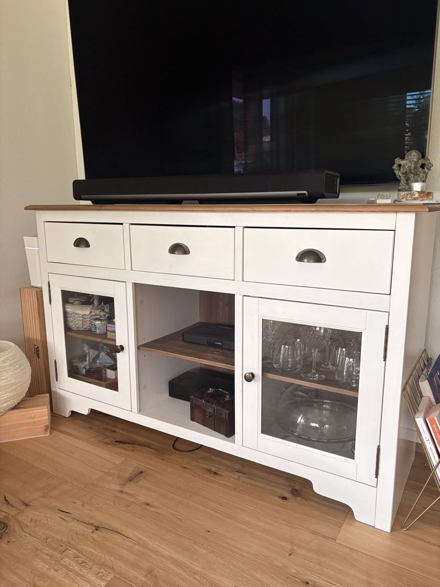 Cassettiere: Sideboard weiss Holz top Zustand 180cm – Usato da Lufingen venduto da Magnolia06 1