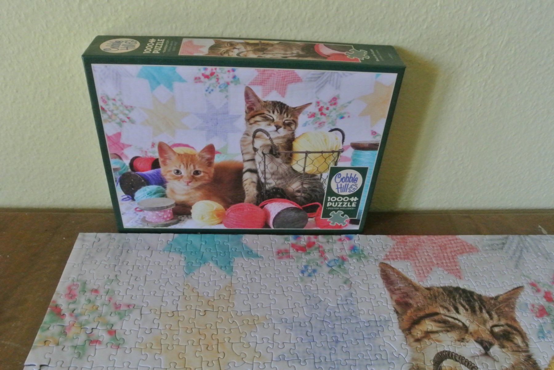 Puzzle: COBBLE HILL PUZZLES,  Katzen 1000 Teile – Usato da Rüschlikon venduto da CBPL