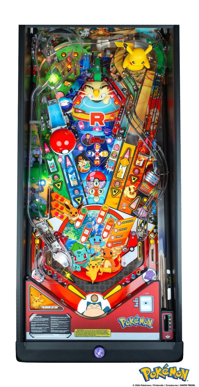 Stern Pinball Flipper: Pokemon Premium - Flipper - Pinball - Flipperkasten – Nuovo e nell'imballaggio originale da Wettingen venduto da extraball 1