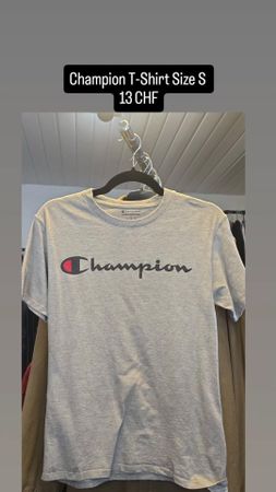 Champion T-Shirt, Grösse S, Grau - Top Zustand für Sommer!