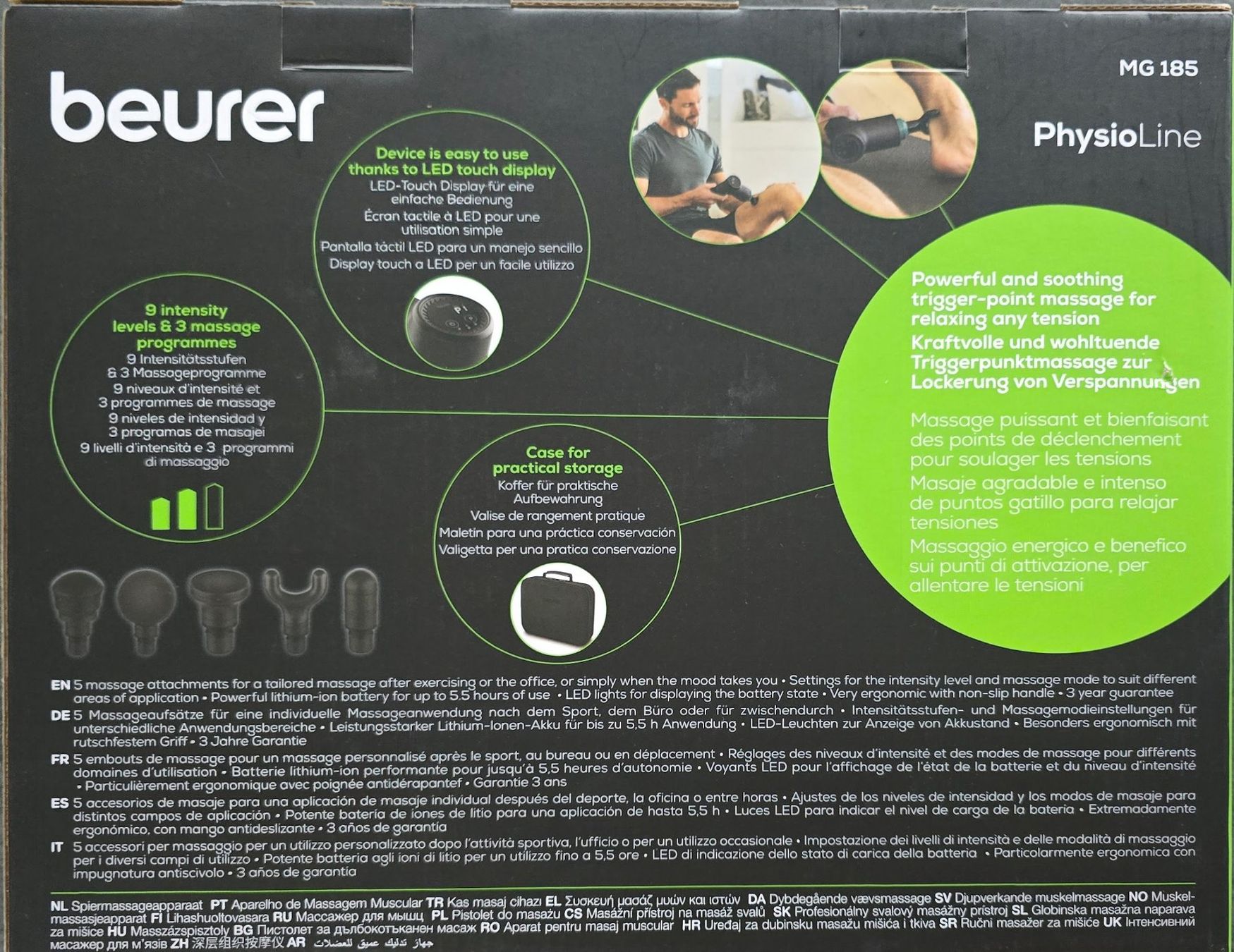 Beurer Dispositivi per massaggi: Beurer MG 185 Massagepistole – Nuovo (secondo la descrizione) da Unterägeri venduto da aldente 1