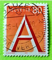 Nr.838 A-Post Marke Stempel 1993 Luzern   