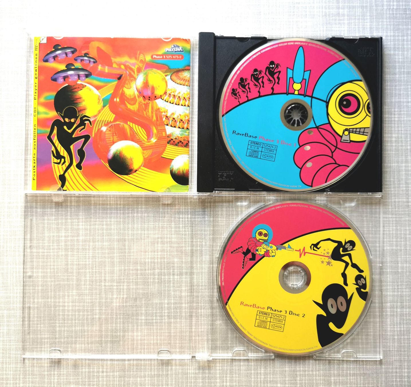 CD: RaveBase - Raver's Paradise, Phase 3 - (2 CD) – Usato da Basel venduto da Scarrabus 1