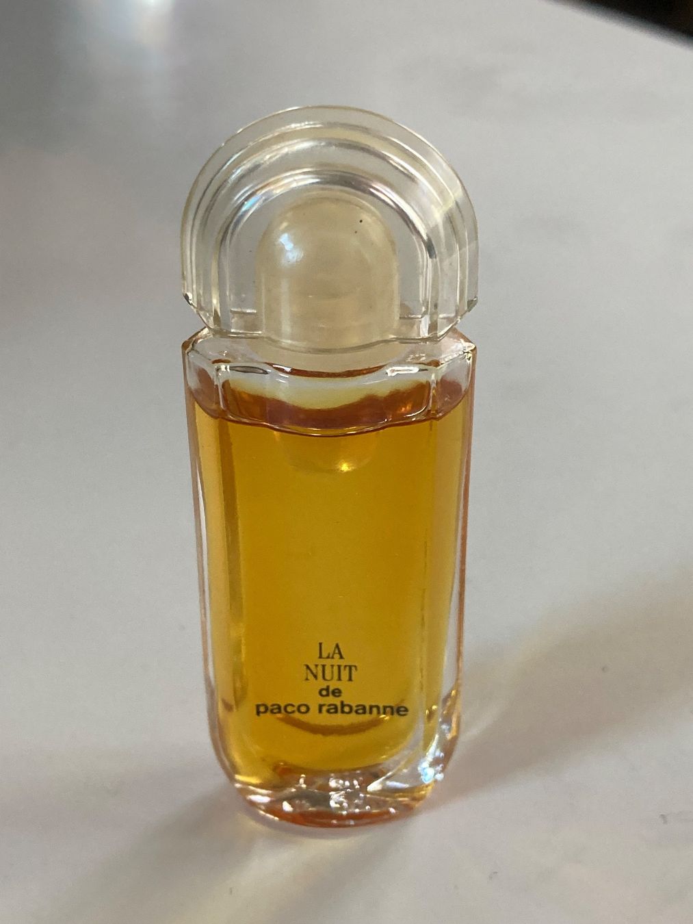 Paco Rabanne Profumi & Eau de Toilette: Mini flacon parfum La Nuit de Paco Rabanne – Usato da Bassecourt venduto da CALUMET-X