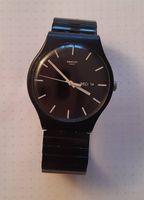 Schwarze Swatch Uhr,  Top Zustand