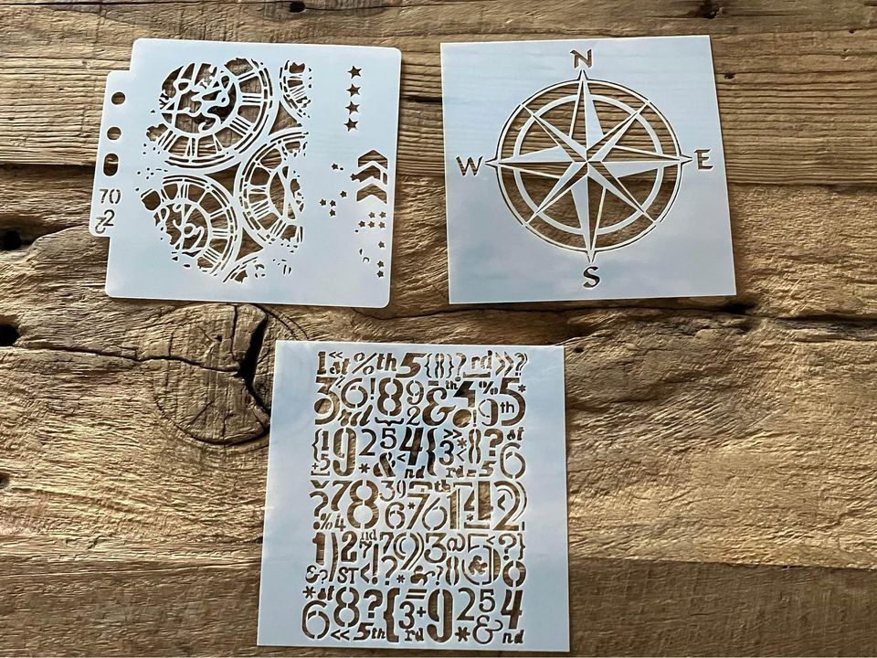 16 Stück Sternbild-Schablonen Mit Pinsel – Wiederverwendbare Malvorlagen Für Wände & Holz