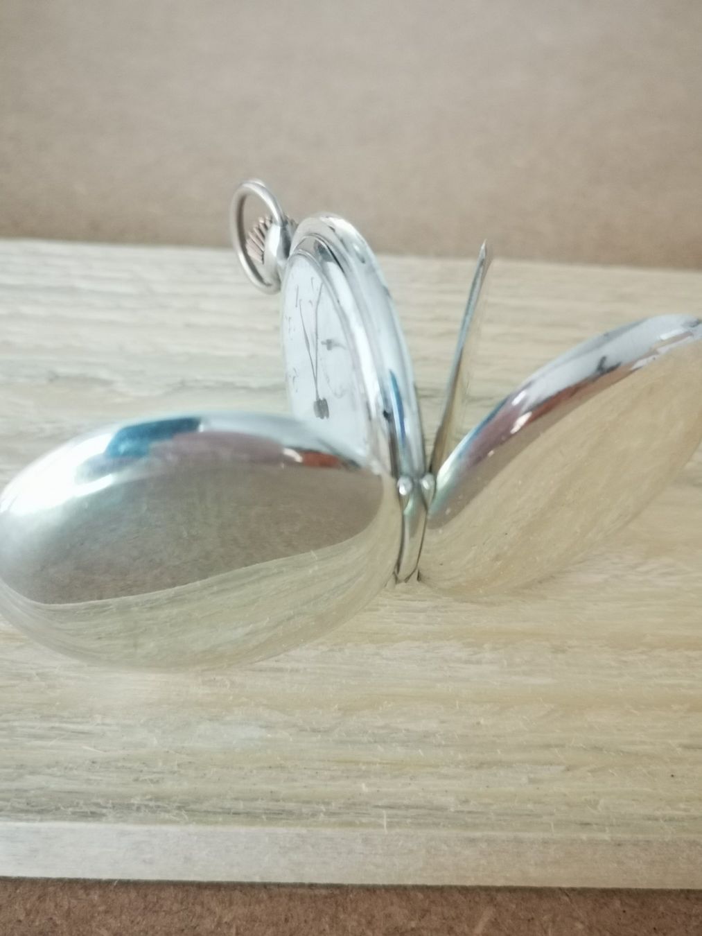 Orologi: Taschenuhr Savonnette Alecto, 50 mm, 800 Silber – Usato da Biel/Bienne venduto da boskob 2