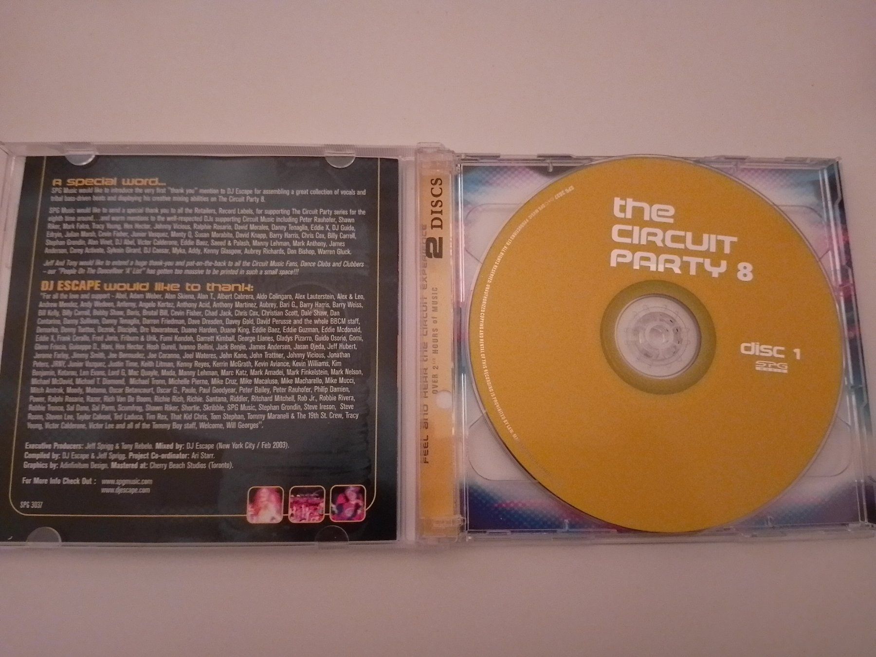 CD: CD The circuit party vol. 6 - 2001 double CD mix – Usato da Echandens venduto da Gamora32 3