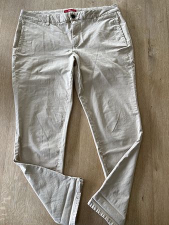 S.Oliver Chino-Hose Sommer Gr. 40 Damen beige top Zustand