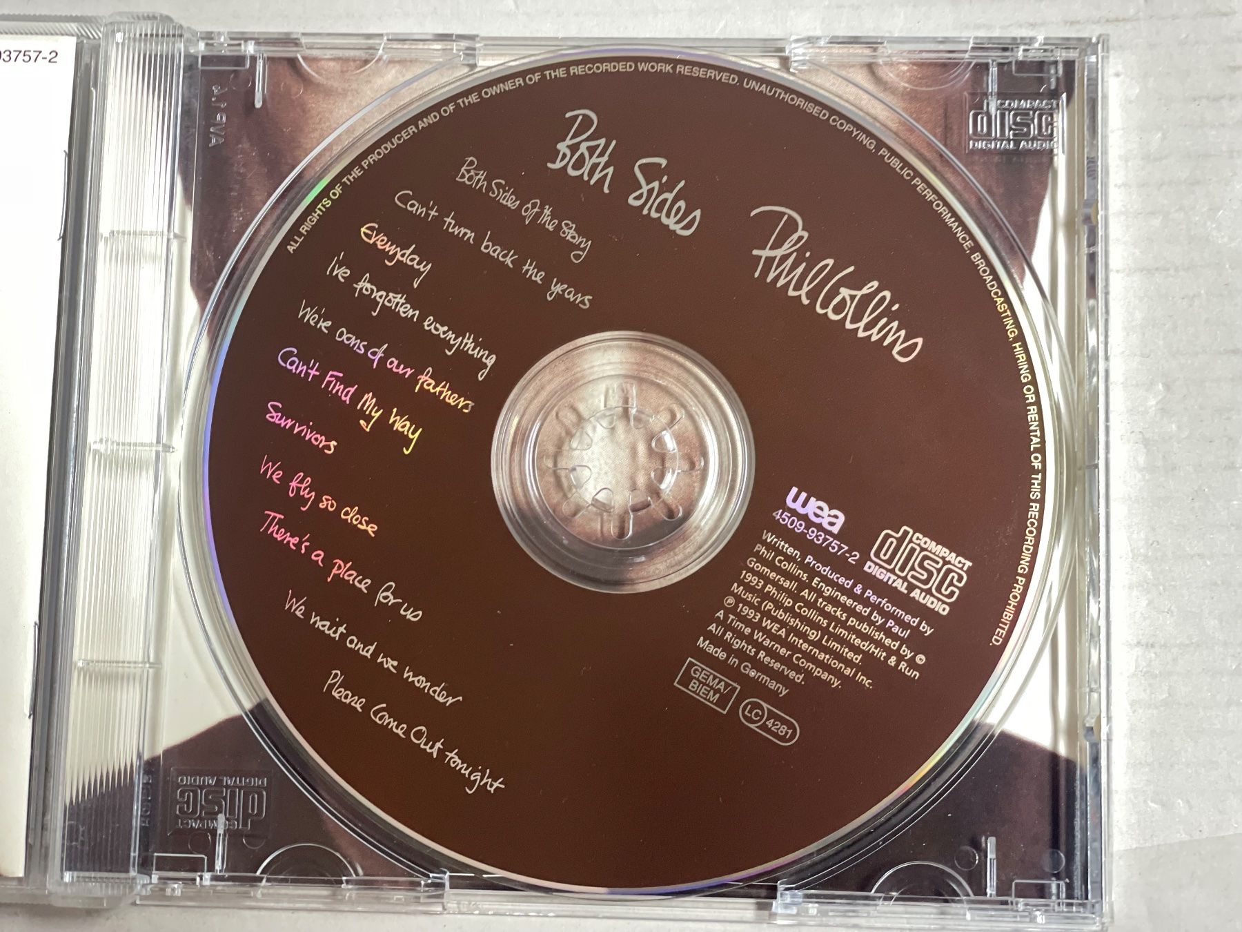 CDs: Phil Collins - Both Sides – D'occasion à Muri b. Bern par AdidasCollector 2